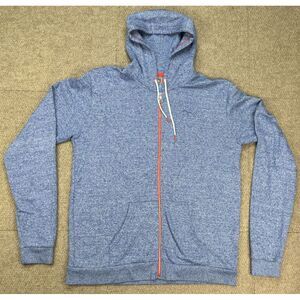 The Ryde Men's Full Zip Long Sleeve Blue Hoodie‎ Size XL